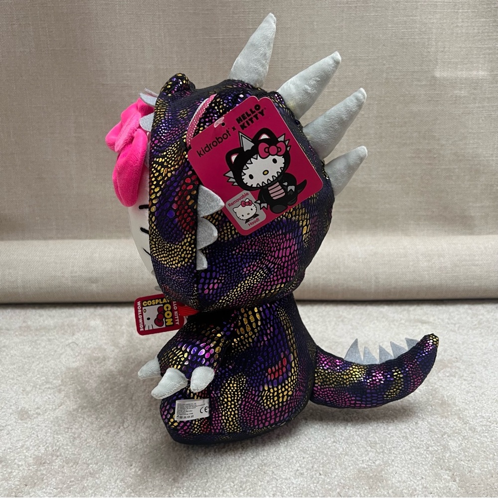 NWT Hello Kitty dinosaur Cosplay Con plush - Picture 9 of 13